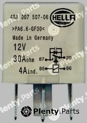 Hella 4RA007507-061 — Relay, main current