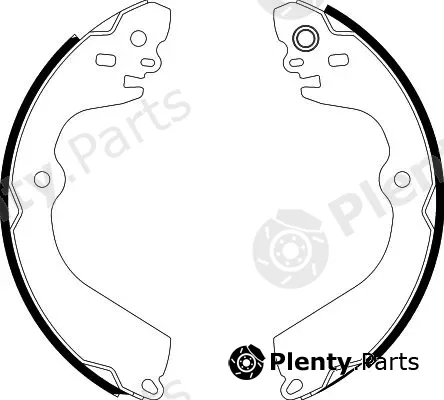 Hella 8DB355022-111 — Brake Shoe Set