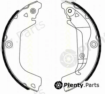 Hella 8DB355022-391 — Brake Shoe Set