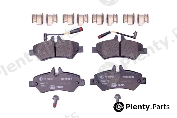 Hella 8DB355005-351 — Brake Pad Set, disc brake