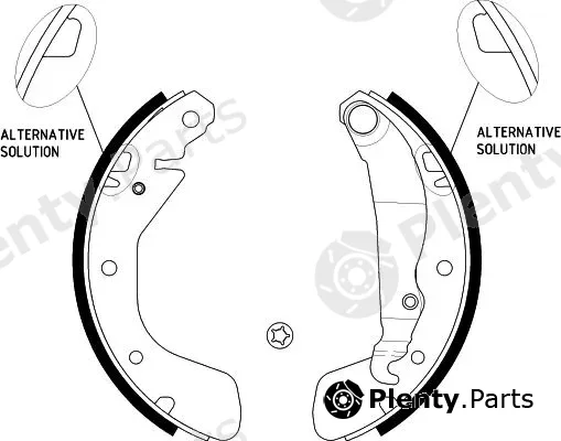 Hella 8DB355001-291 — Brake Shoe Set