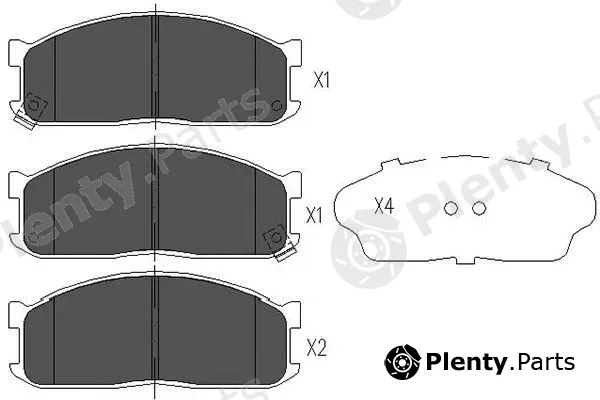Kavo Parts KBP-4523 — Brake Pad Set, disc brake