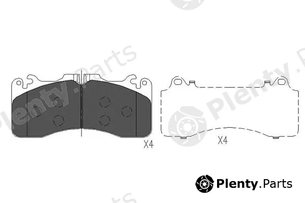 Kavo Parts KBP-9112 — Brake Pad Set, disc brake