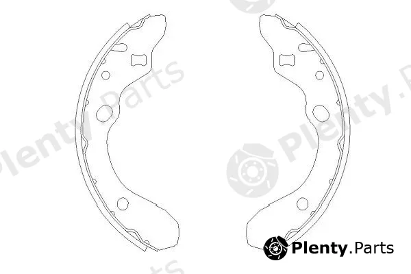 Kavo Parts KBS-5405 — Brake Shoe Set
