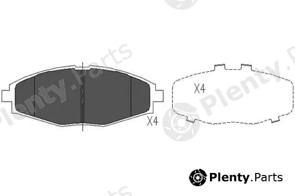 Kavo Parts KBP-1002 — Brake Pad Set, disc brake