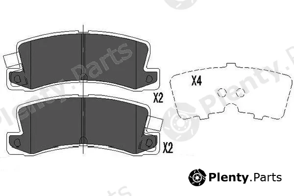 Kavo Parts KBP-9058 — Brake Pad Set, disc brake