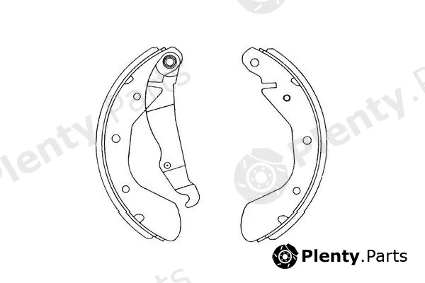 Kavo Parts KBS-1403 — Brake Shoe Set