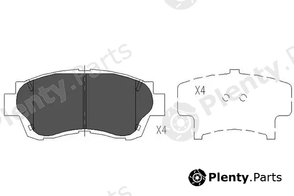 Kavo Parts KBP-9042 — Brake Pad Set, disc brake