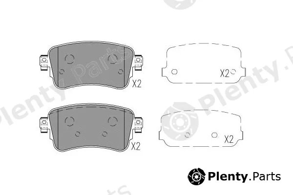 Kavo Parts KBP-9154 — Brake Pad Set, disc brake