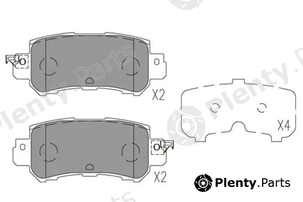 Kavo Parts KBP-4573 — Brake Pad Set, disc brake