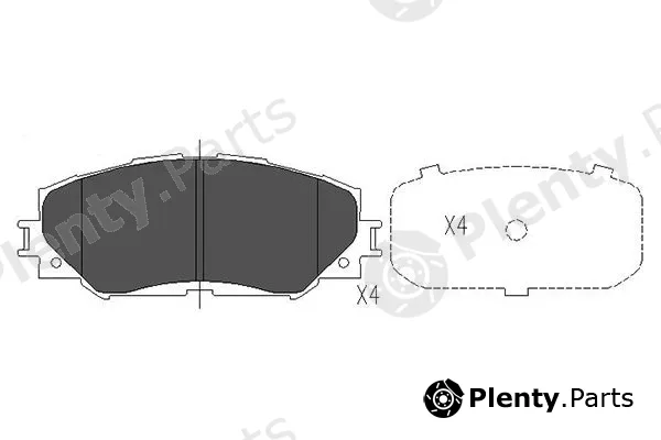 Kavo Parts KBP-9120 — Brake Pad Set, disc brake