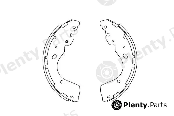 Kavo Parts KBS-7402 — Brake Shoe Set