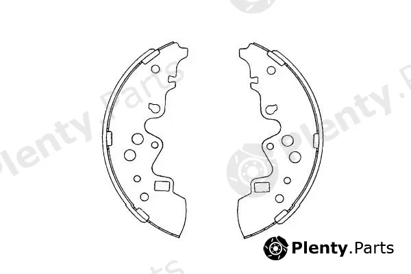 Kavo Parts KBS-5414 — Brake Shoe Set