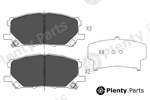 Kavo Parts KBP-9080 — Brake Pad Set, disc brake