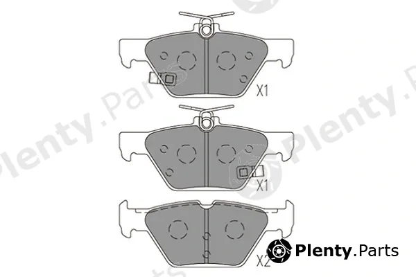 Kavo Parts KBP-8028 — Brake Pad Set, disc brake
