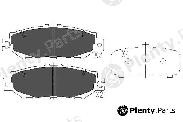Kavo Parts KBP-9064 — Brake Pad Set, disc brake