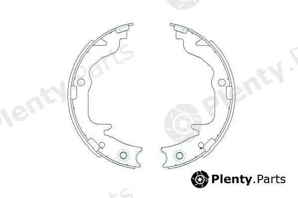 Kavo Parts KBS-6403 — Brake Shoe Set