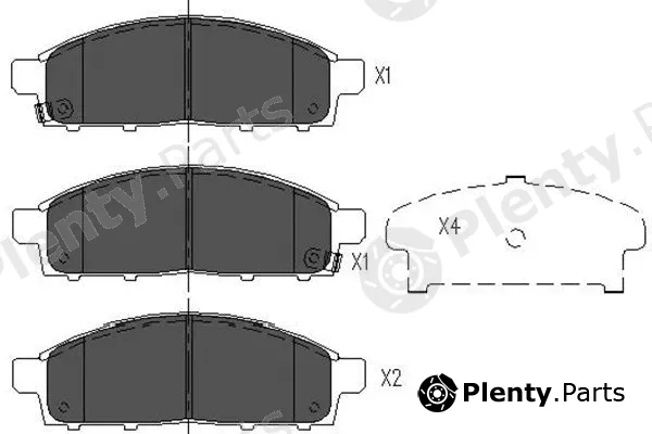 Kavo Parts KBP-5520 — Brake Pad Set, disc brake