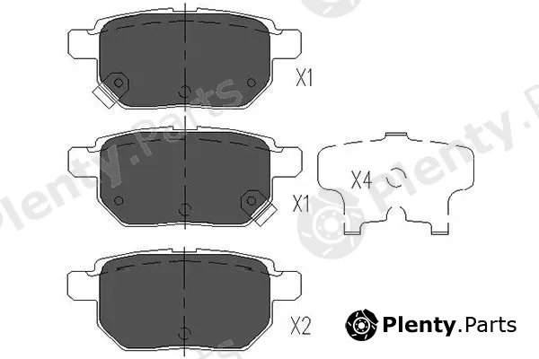 Kavo Parts KBP-9025 — Brake Pad Set, disc brake