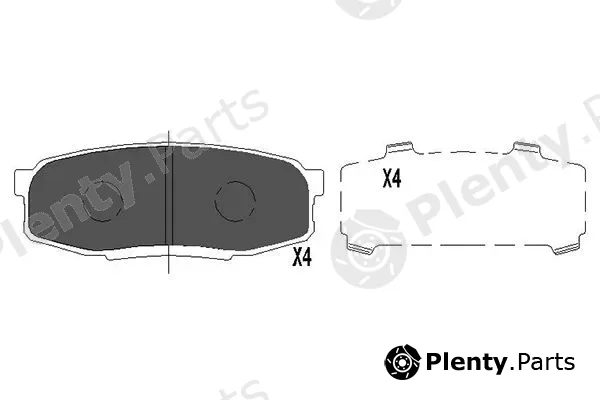 Kavo Parts KBP-9099 — Brake Pad Set, disc brake
