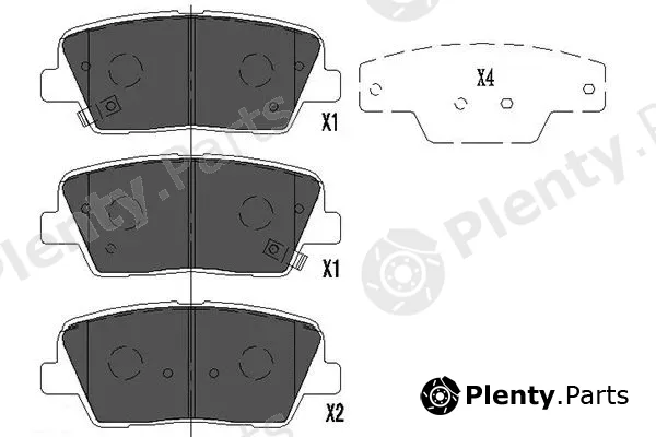Kavo Parts KBP-3034 — Brake Pad Set, disc brake