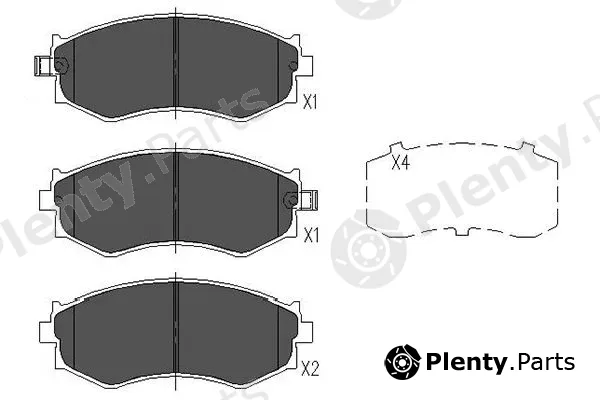 Kavo Parts KBP-6527 — Brake Pad Set, disc brake