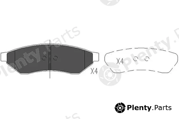 Kavo Parts KBP-1015 — Brake Pad Set, disc brake
