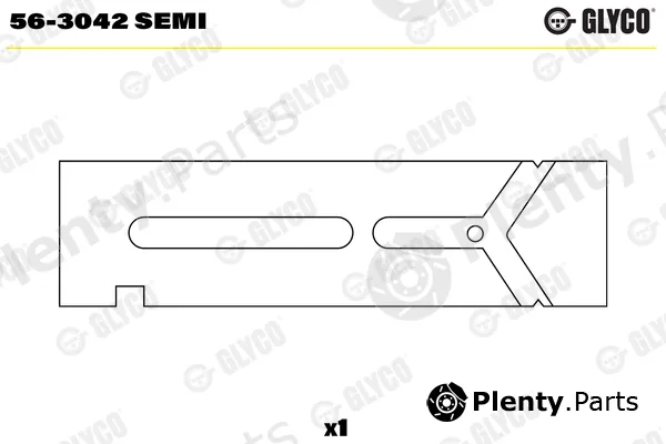 Glyco 56-3042SEMI — Bushing, rocker arm