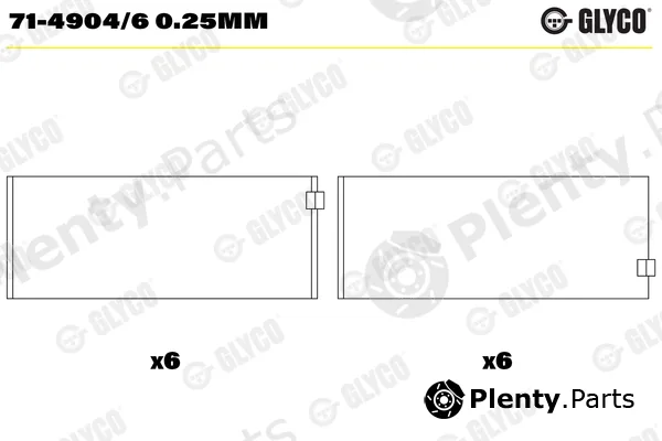 Glyco 71-4904/60.25mm — Connecting Rod Bearing
