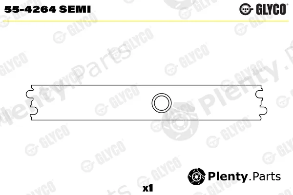 Glyco 55-4264SEMI — Small End Bushes, connecting rod