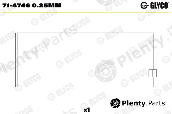 Glyco 71-47460.25mm — Connecting Rod Bearing
