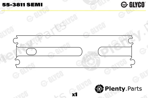 Glyco 55-3811SEMI — Small End Bushes, connecting rod
