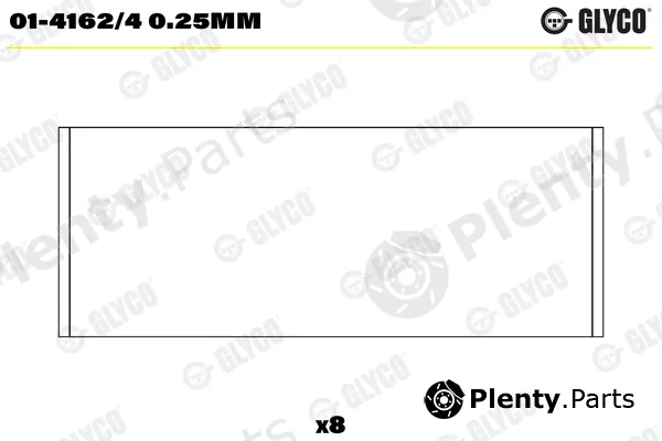 Glyco 01-4162/40.25mm — Connecting Rod Bearing
