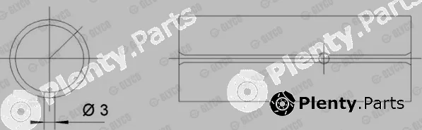 Glyco 55-3698SEMI — Small End Bushes, connecting rod
