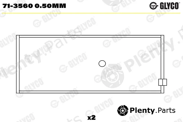 Glyco 71-35600.50mm — Connecting Rod Bearing