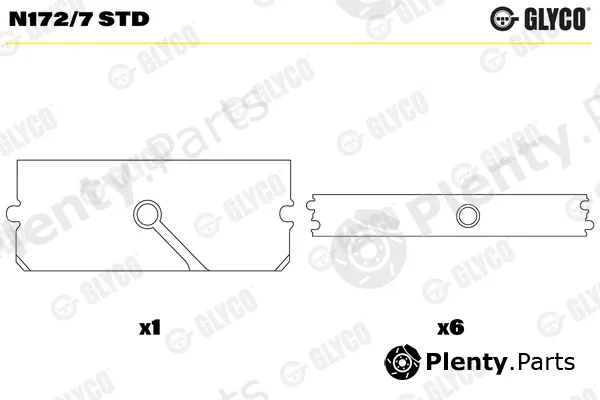 Glyco N172/7STD — Camshaft Bearing