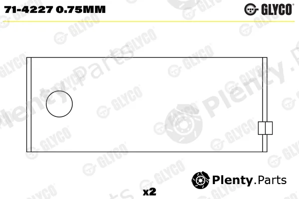 Glyco 71-42270.75mm — Connecting Rod Bearing