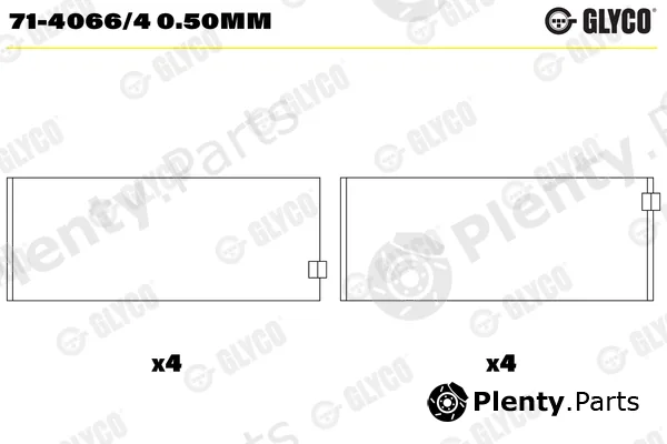 Glyco 71-4066/40.50mm — Connecting Rod Bearing