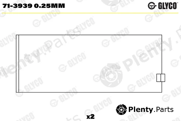 Glyco 71-39390.25mm — Connecting Rod Bearing