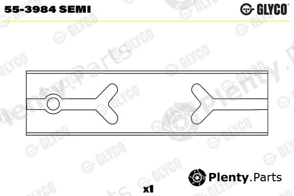 Glyco 55-3984SEMI — Small End Bushes, connecting rod