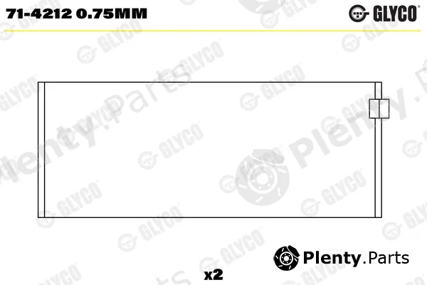 Glyco 71-42120.75mm — Connecting Rod Bearing