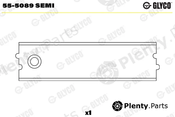Glyco 55-5089SEMI — Small End Bushes, connecting rod