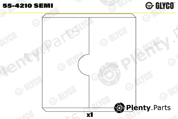 Glyco 55-4210SEMI — Small End Bushes, connecting rod