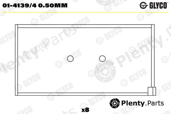 Glyco 01-4139/40.50mm — Connecting Rod Bearing