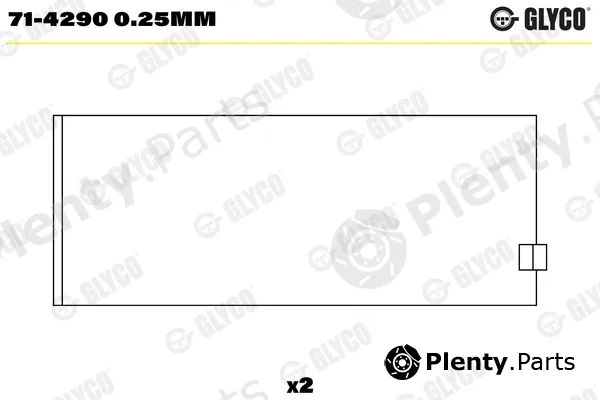 Glyco 71-42900.25mm — Connecting Rod Bearing