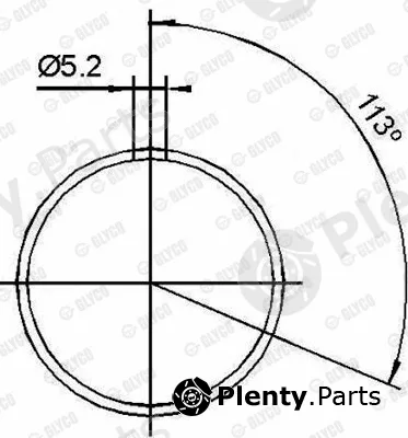 Glyco 55-3663SEMI — Small End Bushes, connecting rod