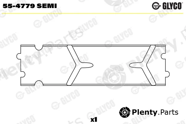 Glyco 55-4779SEMI — Small End Bushes, connecting rod