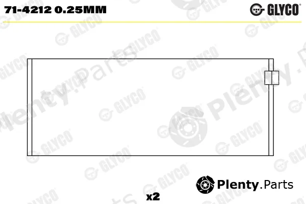Glyco 71-42120.25mm — Connecting Rod Bearing