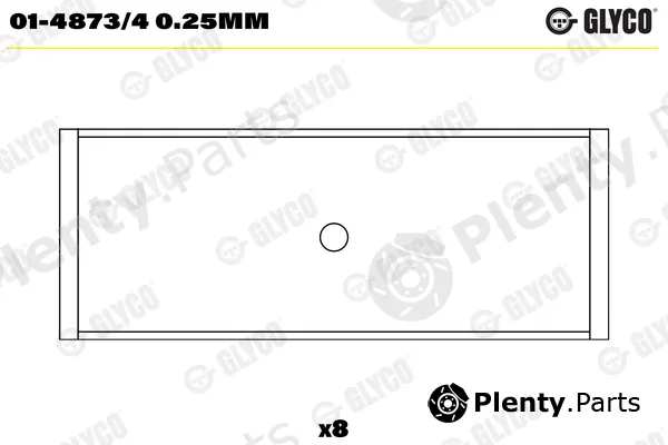Glyco 01-4873/40.25MM — Connecting Rod Bearing