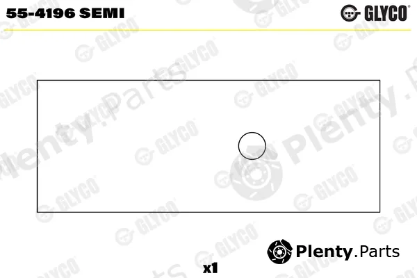 Glyco 55-4196SEMI — Small End Bushes, connecting rod